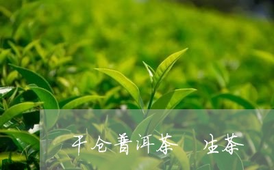 干仓普洱茶 生茶/2023041122636